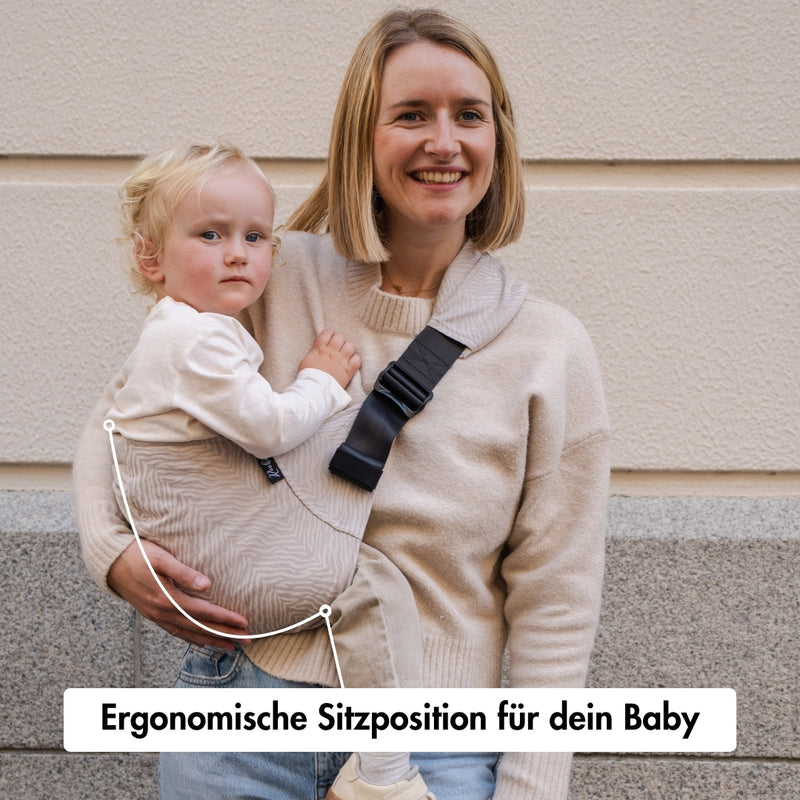 Rookie HipCarrier  - Zebra Beige - ROOKIE